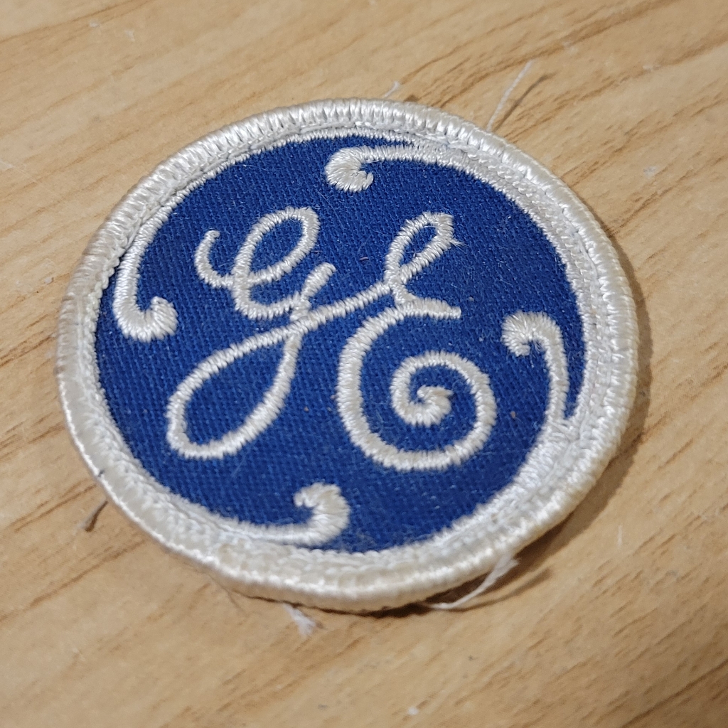 Vintage General Electric Logo Patch Patch